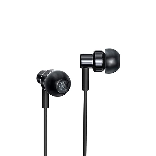 Xiaomi REDMI Wired High Definition in-Ear Earphones with in-Built HD Mic, Hi-Res Audio Certified, 10 mm Driver, Metal Sound Chamber for Dynamic Bass (Black) Xiaomi REDMI Wired High Definition in-Ear Earphones with in-Built HD Mic, Hi-Res Audio Certified, 10 mm Driver, Metal Sound Chamber for Dynamic Bass (Black)